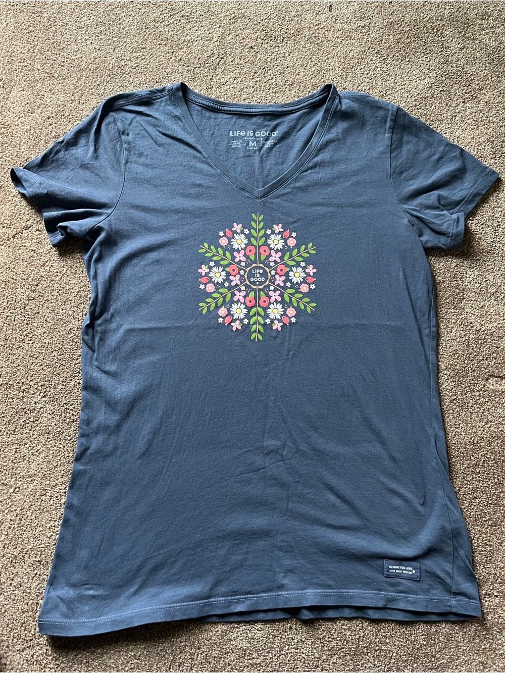 Life Is Good V-Neck Tee